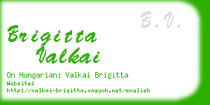 brigitta valkai business card